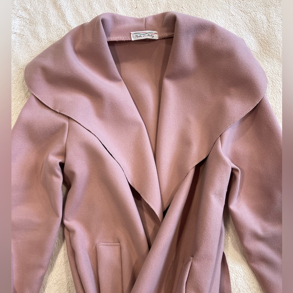Pink Pea Coat - Picture 2 of 3